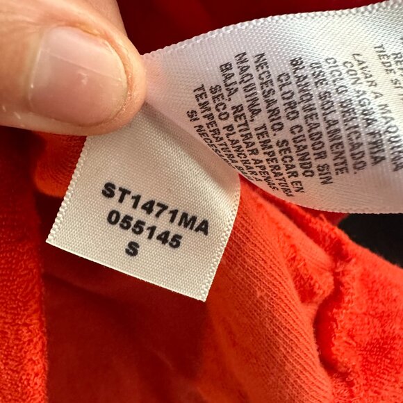 Splendid x Margherita Terry Cloth Bright Asymmetrical Pullover, Small - Picture 7 of 10